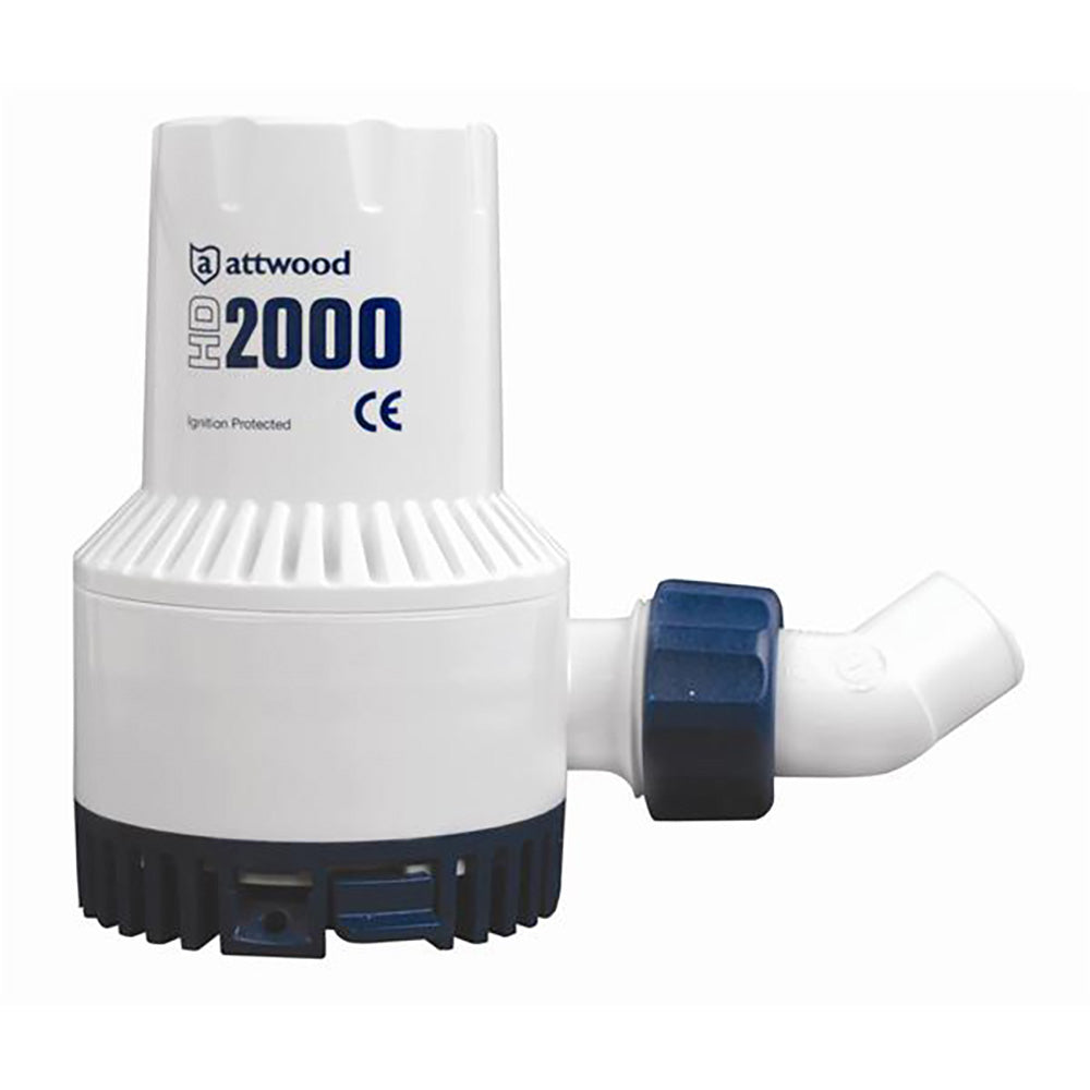 Attwood HD2000 Heavy Duty Bilge Pump – 24V  2000 GPH [4770-4]
