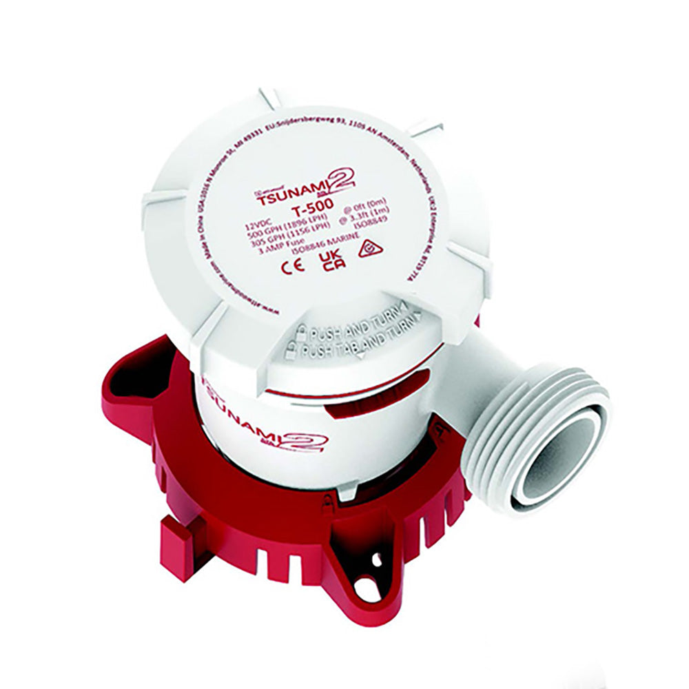 Attwood Tsunami MK2 Manual Bilge Pump – T500 – 500 GPH  12V [5606-7]