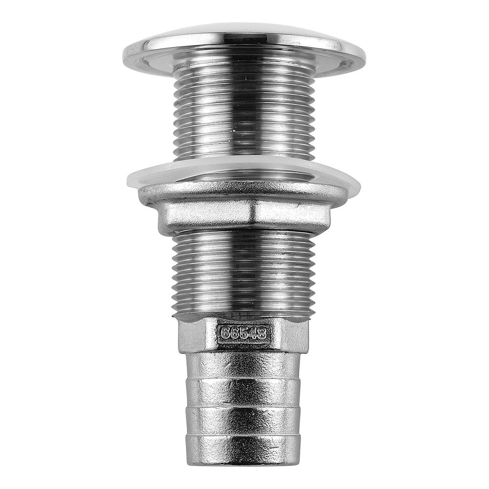 Attwood Stainless Steel Thru-Hull Standard Straight Barbed – 1″ Inner Diameter  [66548-3]