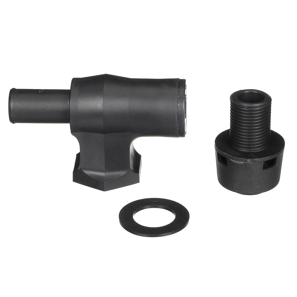 Attwood 90 P-Trap Fuel Tank Vent – Black w/Black Vent Head [1670-3]