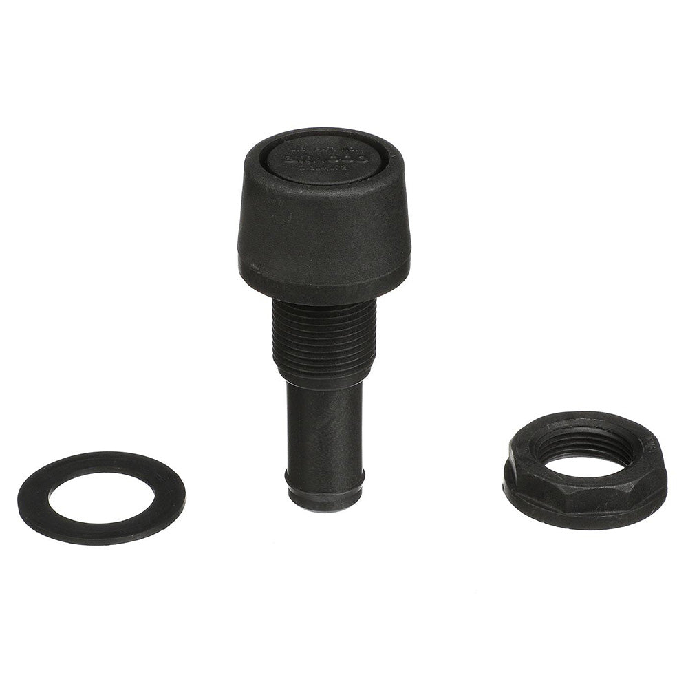Attwood Straight Fuel Vent – Black Polypropylene [1607-3]