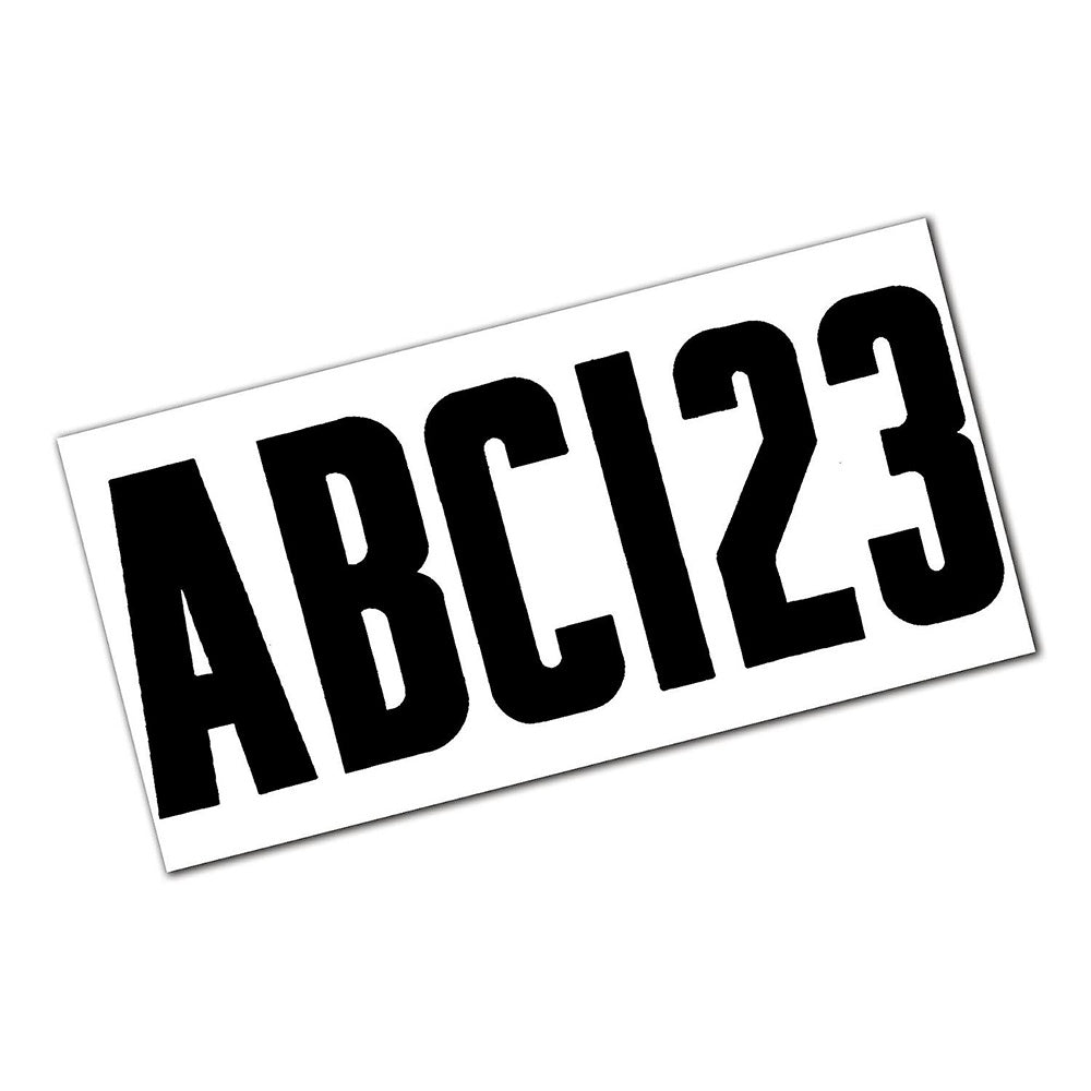 Attwood Letter  Number Kit – Black  [14142-7]