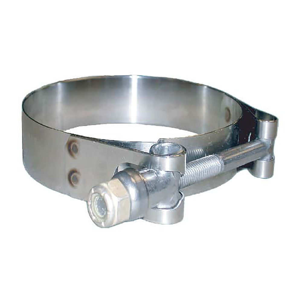 Trident Marine 316 SS T-Bolt Clamp – 3/4″ Band – 4.37″-4.94″ Range – 10-Pack [720-4001L]