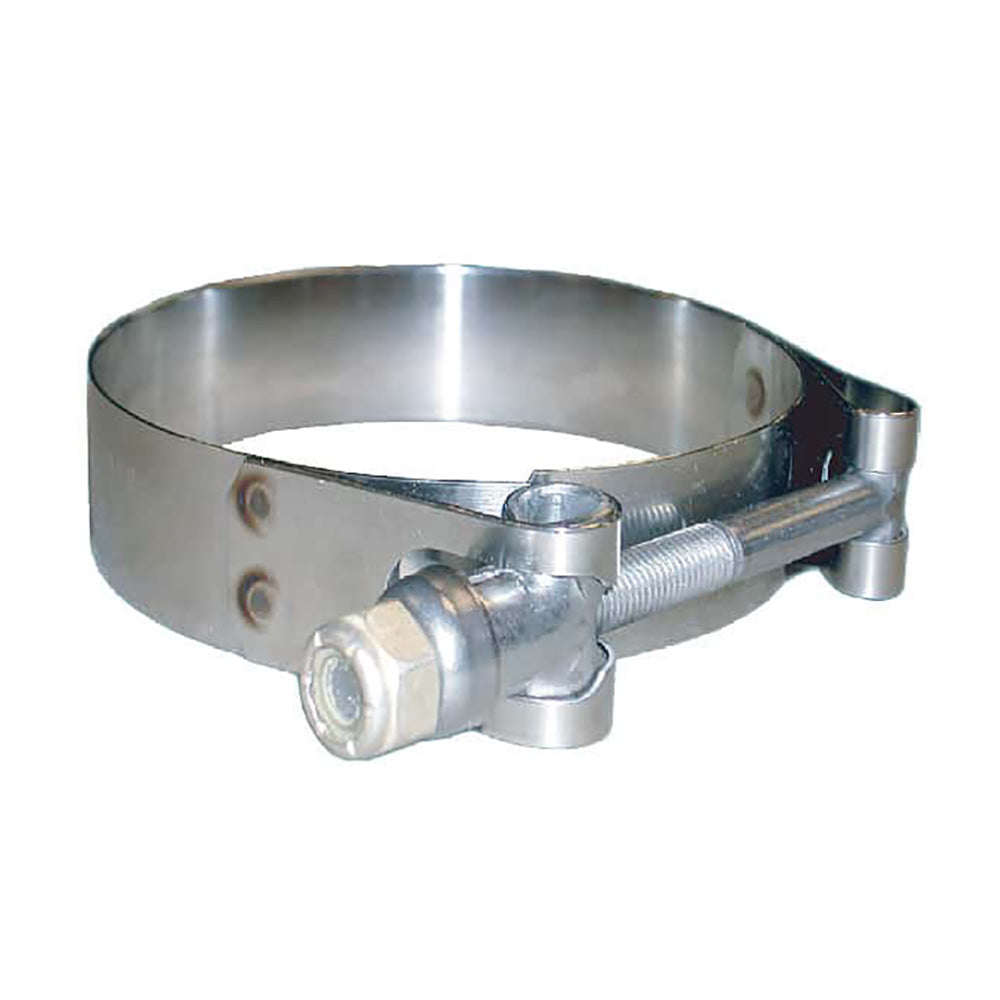 Trident Marine 316 SS T-Bolt Clamp – 3/4″ Band – 6.30″-6.74″ Range – 10-Pack [720-6001]