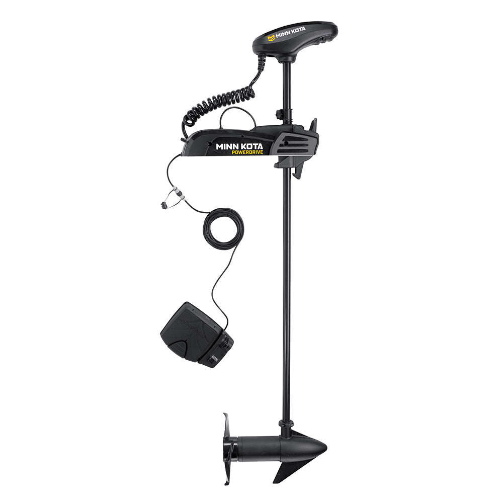 Minn Kota PowerDrive 55 Trolling Motor w/Foot Pedal – 12V – 55LB – 54″ [1358453]